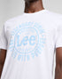 Lee Men's Logo T-Shirt in Bright White